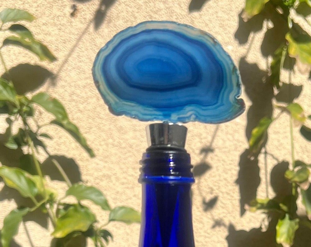 DashAlexandra Agate Wine Stopper & Cork - DashAlexandra
